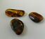 BALTIC AMBER PENDANT SMALL BROWN, PRICE IS FOR 3 ITEMS 7.16 gm ALLUREGEM S1875