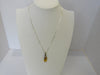 BALTIC AMBER PENDANT NECKLACE, 925 Sterling Silver, FACETED LEMON 20" ALLUREGEM S1033