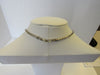 925 STERLING SILVER GREEN GARNET NECKLACE & BRACELET SET, 42 gm  ALLUREGEM S1091