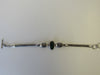 925 STERLING SILVER GREEN GARNET NECKLACE & BRACELET SET, 42 gm  ALLUREGEM S1091