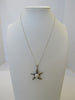 925 STERLING SILVER SHIVA:S EYE STARFISH PENDANT NECKLACE 20"  S1000