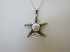925 STERLING SILVER SHIVA:S EYE STARFISH PENDANT NECKLACE 20"  S1000
