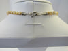 925 STERLING SILVER BROWN & PINK RHODOCHROSITE & MOTHER OF PEARL NECKLACE SET 20 " S1143