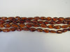 NATURAL BALTIC AMBER BEAD STRANDS  14-18 mm OVAL DARK HONEY 16"  ALLUREGEM S1146