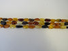 GENUINE BALTIC AMBER GIANT BEADS MULTI-COLOR 12-18 mm 16"  ALLUREGEM S1148
