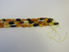 GENUINE BALTIC AMBER GIANT BEADS MULTI-COLOR 12-18 mm 16"  ALLUREGEM S1148