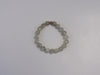 925 STERLING SILVER GREY MOONSTONE STRETCH BRACELET 25 gm 7 "  ALLUREGEM S1163