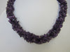 925 STERLING SILVER WRAPPED AMETHYST ADJUSTABLE NECKLACE ALLUREGEM S1188