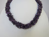 925 STERLING SILVER WRAPPED AMETHYST ADJUSTABLE NECKLACE ALLUREGEM S1188