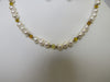 925 HILL TRIBE STERLING SILVER PEARL & TOURMALINE NECKLACE SET 20" ALLUREGEM S1192