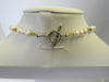925 HILL TRIBE STERLING SILVER PEARL & TOURMALINE NECKLACE SET 20" ALLUREGEM S1192
