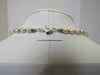 925 STERLING SILVER PEARL & TANZANITE NECKLACE SET 20" ALLUREGEM S1193