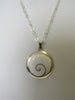 925 STERLING SILVER SHIVA EYE PENDANT NECKLACE  20 " ALLUREGEM S1195