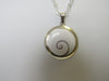925 STERLING SILVER SHIVA EYE PENDANT NECKLACE  20 " ALLUREGEM S1195