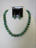 925 STERLING SILVER & TURQUOISE NECKLACE SET, 92 gm 20 "  ALLUREGEM S1229