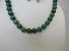 925 STERLING SILVER & TURQUOISE NECKLACE SET, 92 gm 20 "  ALLUREGEM S1229