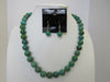 925 STERLING SILVER & TURQUOISE NECKLACE SET, 92 gm 20 "  ALLUREGEM S1229