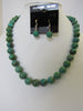 925 STERLING SILVER & TURQUOISE NECKLACE SET, 92 gm 20 "  ALLUREGEM S1229