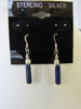 925 STERLING SILVER NATURAL LAPIS LAZULU & FRESHWATER PEARL NECKLACE SET 17 gm 18" ALLUREGEM S1231
