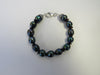 GENUINE AMBER & PEARL BRACELET MULTI-COLOR 27 gm  6-10 mm 8 " ALLUREGEM  S1283