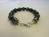 GENUINE AMBER & PEARL BRACELET MULTI-COLOR 27 gm  6-10 mm 8 " ALLUREGEM  S1283