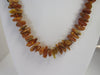 BALTIC AMBER NECKLACE CHIPS RAW GRADUATED, HONEY 48  gm 24 " ALLUREGEM S1285