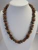 BALTIC AMBER NECKLACE CHIPS RAW GRADUATED  42  gm 23 " ALLUREGEM S1286