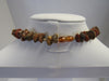 BALTIC AMBER NECKLACE CHIPS RAW GRADUATED  42  gm 23 " ALLUREGEM S1286