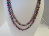 GENUINE FRESHWATER PEARL NECKLACE,  MULTI-COLOR 9-11 mm 99 gm, 46"  ALLUREGEM S1304