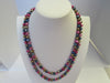 GENUINE FRESHWATER PEARL NECKLACE,  MULTI-COLOR 9-11 mm 99 gm, 46"  ALLUREGEM S1304