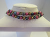 GENUINE FRESHWATER PEARL NECKLACE,  MULTI-COLOR 9-11 mm 99 gm, 46"  ALLUREGEM S1304