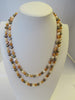 GENUINE FRESHWATER PEARL NECKLACE,  MULTI-COLOR 10-13 mm 77 gm, 47"  ALLUREGEM S1303