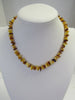 BALTIC AMBER NECKLACE, CHIPS,POLISHED MULTI-COLOR 11 gm 20 " ALLUREGEM S1327