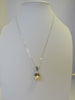 925 STERLING SILVER GENUINE FRESHWATER PEARL PENDANT NECKLACE 7.5 gm 20 " ALLUREGEM S1328