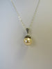 925 STERLING SILVER GENUINE FRESHWATER PEARL PENDANT NECKLACE 7.5 gm 20 " ALLUREGEM S1328