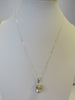 925 STERLING SILVER GENUINE FRESHWATER PEARL PENDANT NECKLACE 9.3 gm 20 " ALLUREGEM S1329