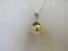 925 STERLING SILVER GENUINE FRESHWATER PEARL PENDANT NECKLACE 9 gm 20 " ALLUREGEM S1330