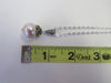 925 STERLING SILVER GENUINE FRESHWATER PEARL PENDANT NECKLACE PINK 8 gm 20 " ALLUREGEM S1338