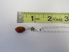 BALTIC AMBER PENDANT NECKLACE, 925 Sterling Silver HONEY 3.2 gm  20"  ALLUREGEM S1345