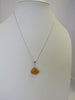 BALTIC AMBER PENDANT NECKLACE, 925 Sterling Silver 20"  ALLUREGEM S1349