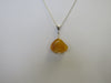 BALTIC AMBER PENDANT NECKLACE, 925 Sterling Silver 20"  ALLUREGEM S1349
