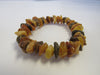 BALTIC AMBER CHIP STRETCH BRACELET MULTI-COLOR 17 gm 8 " ALLUREGEM S1368