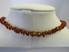 BALTIC AMBER NECKLACE & BRACELET SET, 925 Sterling Silvers, Polished Chips 18 " ALLUREGEM S1374
