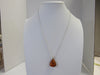 Baltic Amber Pendant Necklace, 925 Sterling Silver 20" ALLUREGEM  S1462
