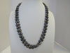 GENUINE FRESHWATER  SILVER-COLOR PEARL NECKLACE 87  gm 46"  ALLUREGEM S1564
