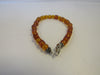 Baltic Amber Bracelet, 925 Sterling Silver Clasp and Bead Ends, 5 gm 5-6  mm, 7.5"  ALLUREGEM  S1708