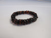 Baltic Amber Beads Bracelet, HEX 5 SIDED 12 gm 8"  ALLUREGEM  S1786