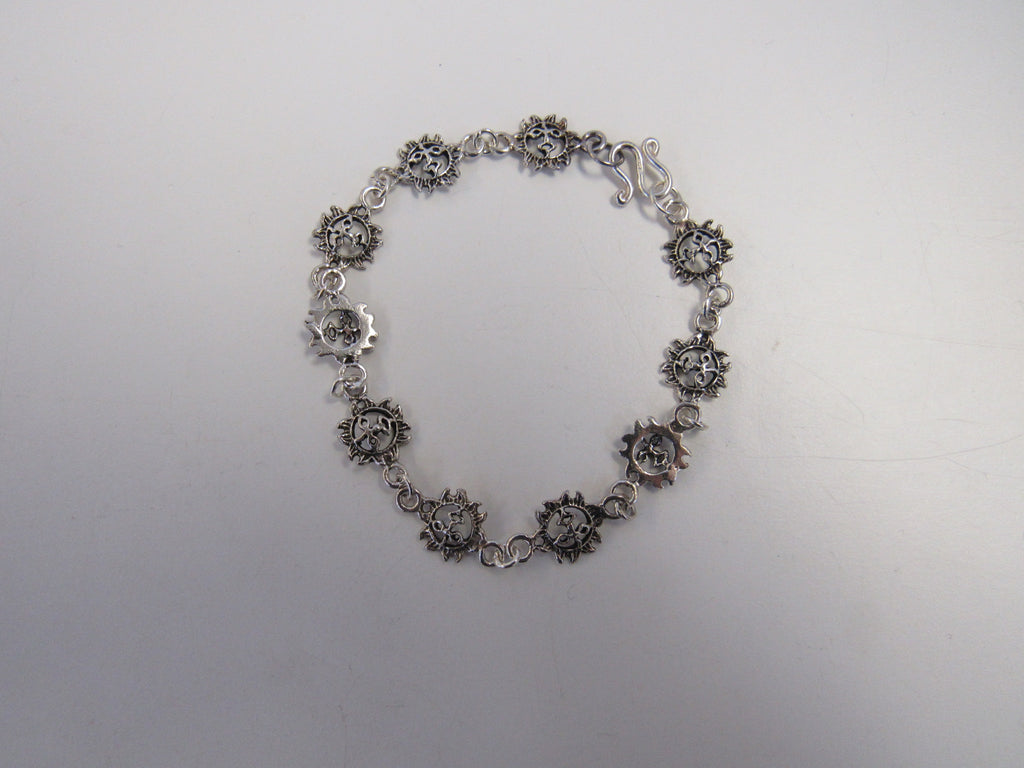 925 Sterling Silver BRACELET 5 gm, 6.5 "Alluregem S1791