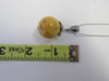 Baltic Amber Pendant Necklace, 925 Sterling Silver, 20mm  18" ALLUREGEM  S1811