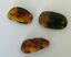 BALTIC AMBER PENDANT SMALL BROWN, PRICE IS FOR 3 ITEMS  6.44 gm ALLUREGEM S1865